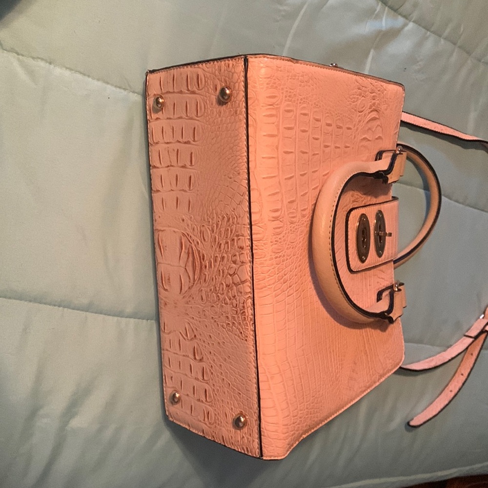 Pink coral cross body